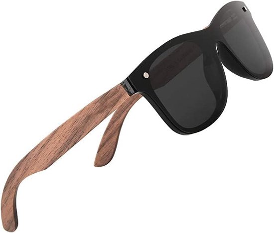 Kingseven vierkant Zonnebril - Unisex - Gepolariseerd - UV400 - Zwart van Kingseven — afbeelding 4