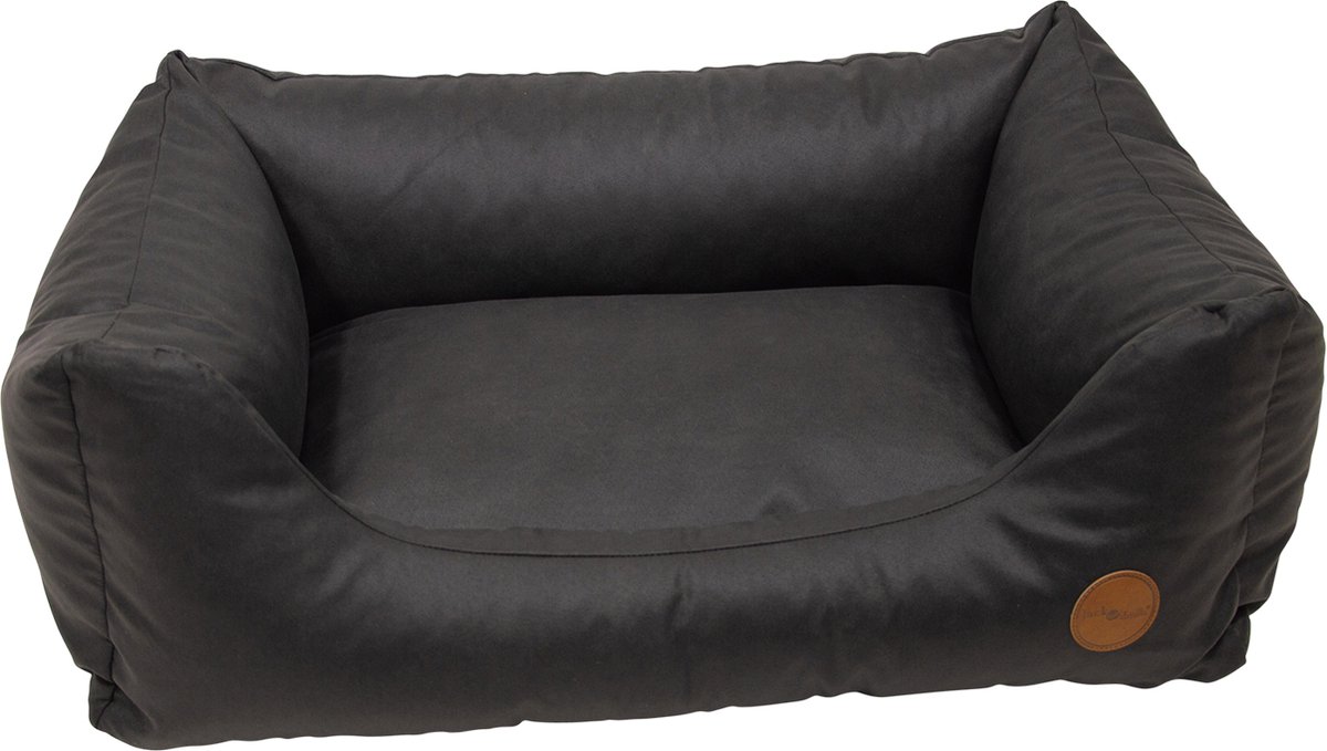 Jack and Vanilla - Timeless Classy Sofa - Hondenmand - Kleur: Zwart - 80x60x25 cm
