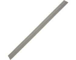Rubber strip geschikt voor parketborstel zuigmonden 30cm breed