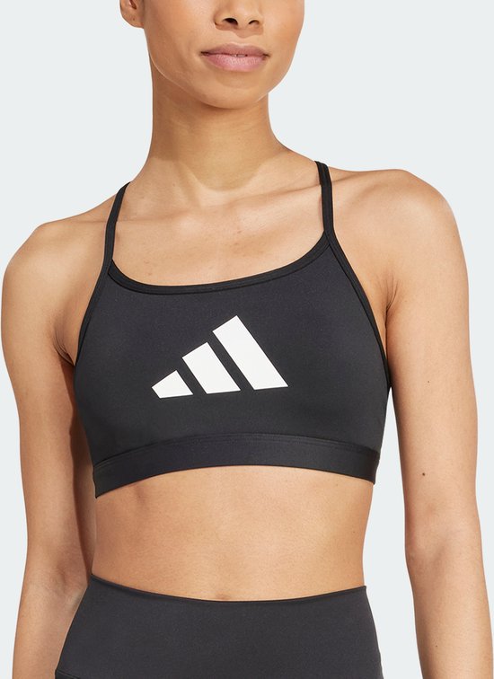 Soutien-gorge adidas Performance Aeroreact Graphic - Femme - Zwart- S