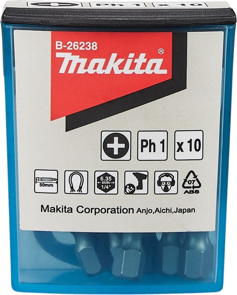 Makita Schroefbit PH1x50mm 10stk - B-26238