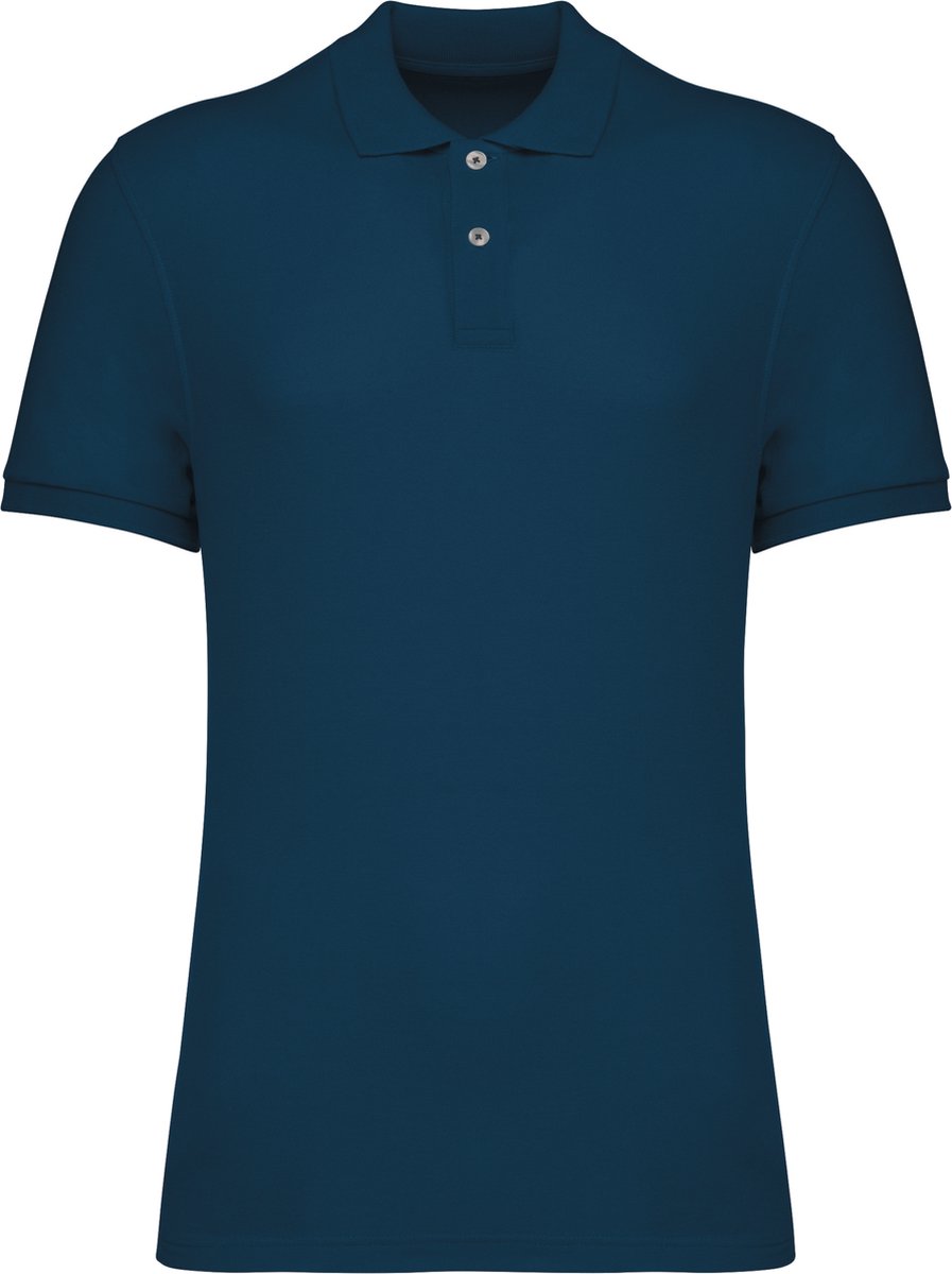 Native Spirit Ecologische herenpolo in piquétricot NS207 - Peacock Blue - XXL