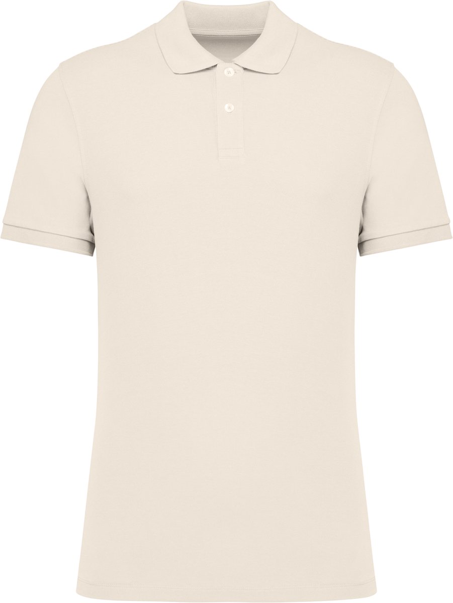 Native Spirit Ecologische herenpolo in piquétricot NS207 - Ivory - L