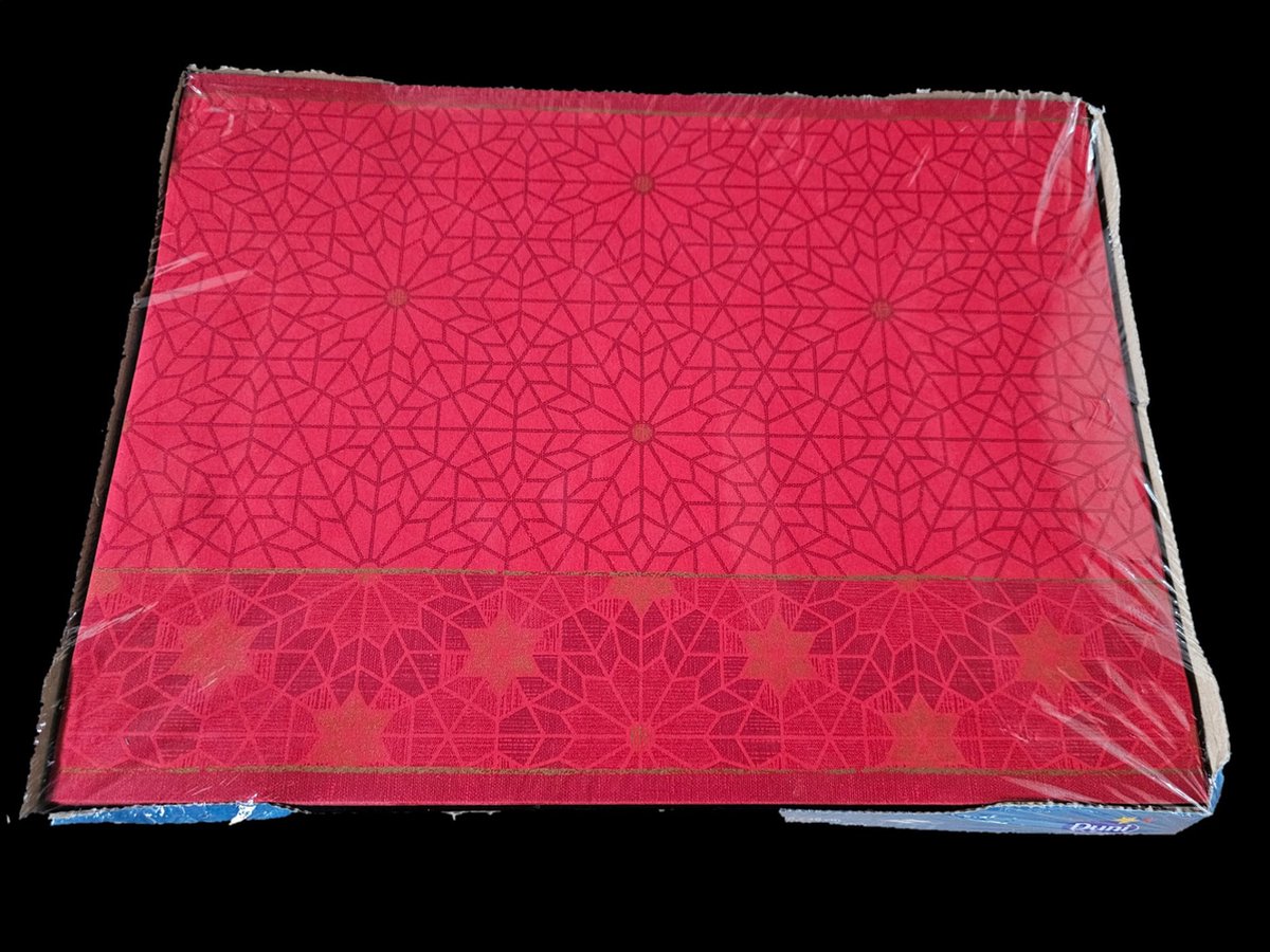 Duni joy placemats All Stars rood 100st
