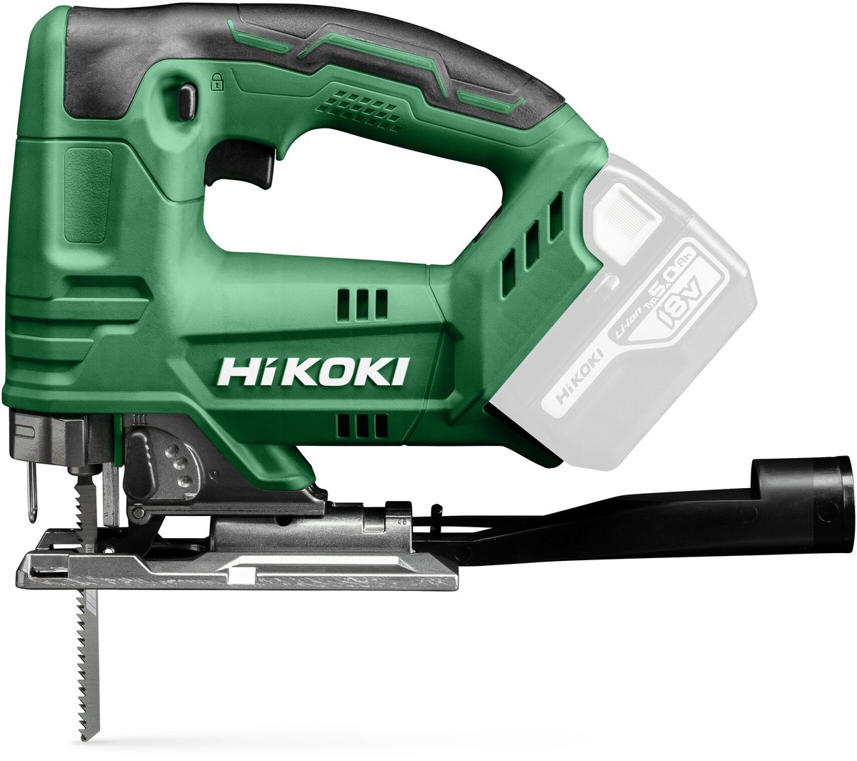HiKOKI CJ18DAW4Z 18V Li-ion accu decoupeerzaag body - D-greep - variabel