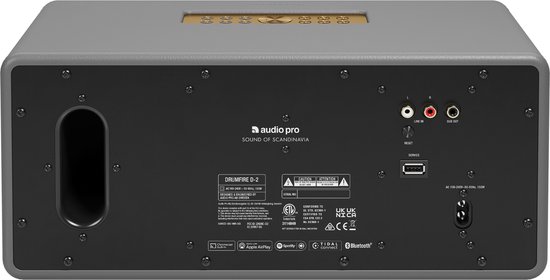 Audio Pro Drumfire D-2 - Smart Multiroom Actieve Luidspreker - Grijs van Audi — afbeelding 4