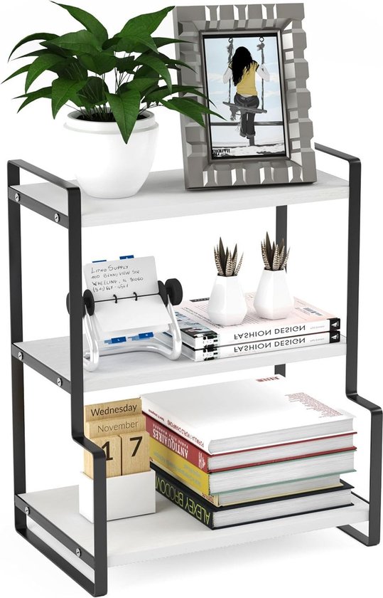Tafelrek, bureau-organizer, bureaurek, 2 etages, bureaurek