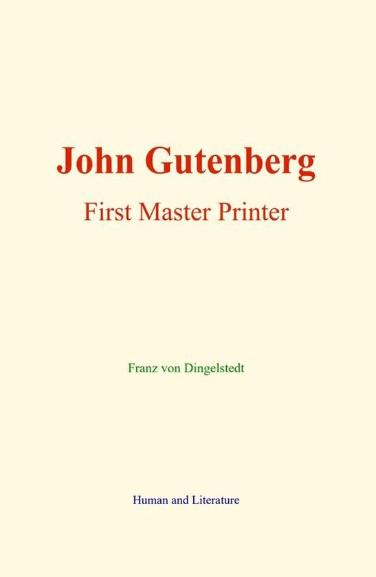John Gutenberg - cover