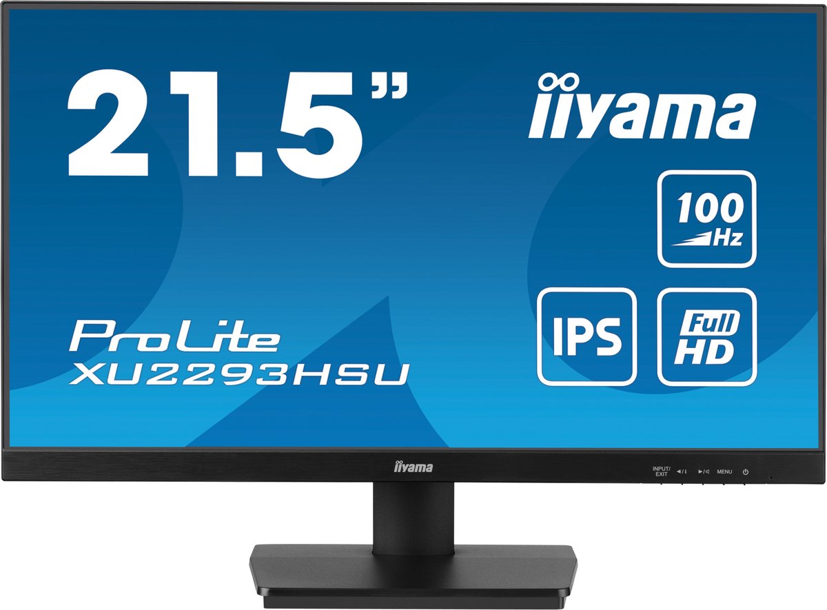 Iiyama ProLite LED-monitor Energielabel E (A - G) 54.6 cm (21.5 inch) 1920 x 1080 Pixel 16:9 1 ms HDMI, DisplayPort, Hoofdtelefoon (3.5 mm jackplug), USB 2.0 IPS LED