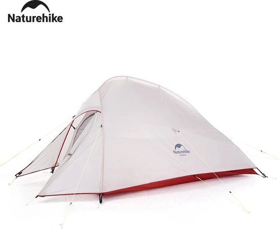 Tent - Lichtgewicht tent - Kampeertent - 2 persoons - Incl. grondzeil - Nylon - Outdoor - Waterdicht - Hiking - Wandelen — afbeelding 3