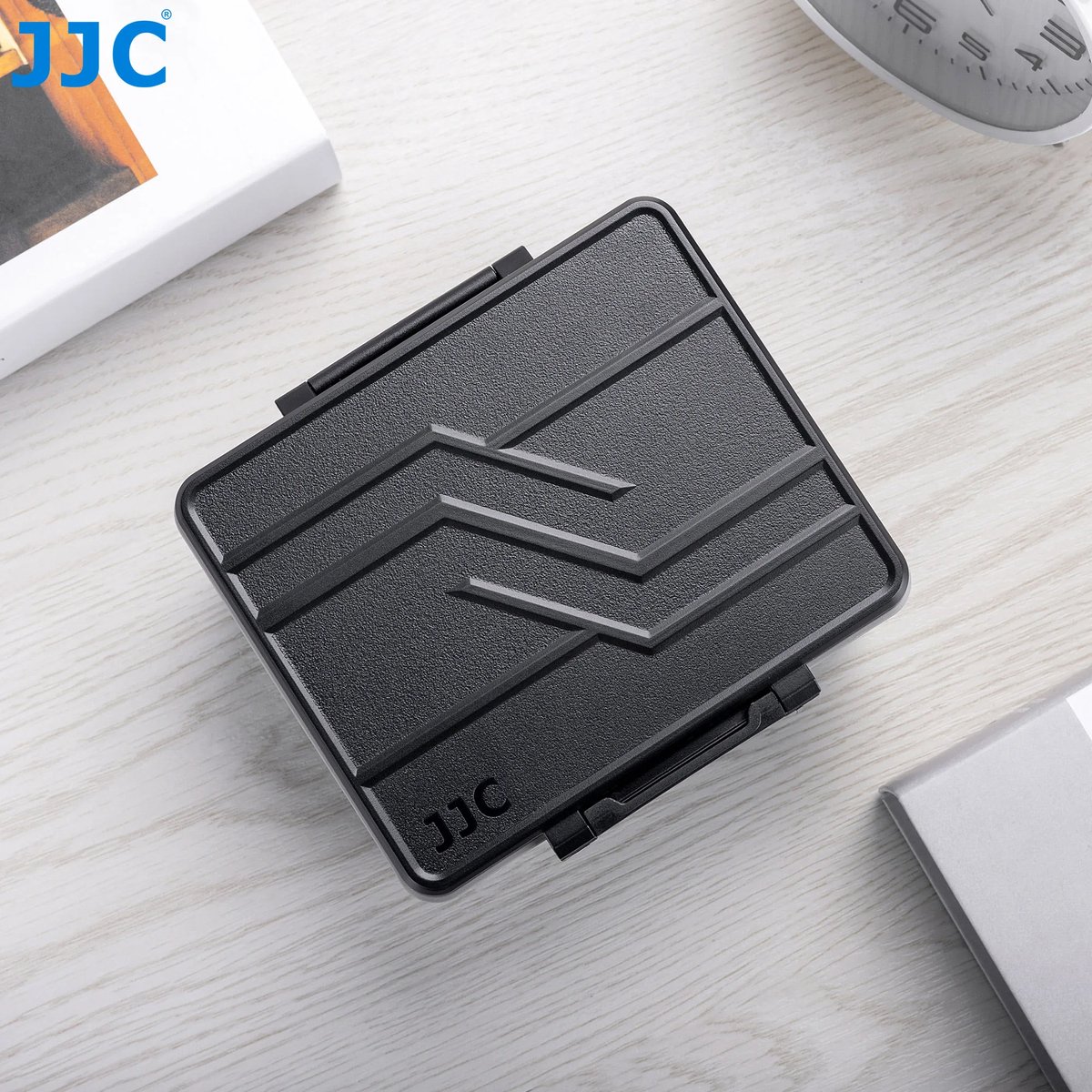 Aexit 4-delige transparante opbergdoos Hard plastic batterijhouder organizer voor AA-batterijen