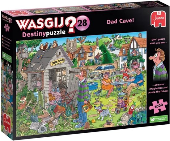 Foto: Wasgij destiny 28 de mancave van pa 1000 stukjes puzzel legpuzzel