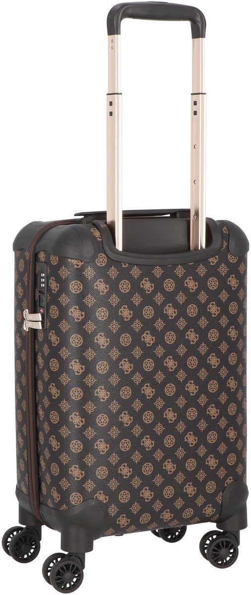 Trolley GUESS Wilder 18 Pollici - Bagaglio A Mano 8 Ruote, Serratura TSA, 32 Litri Marrone - Foto 3