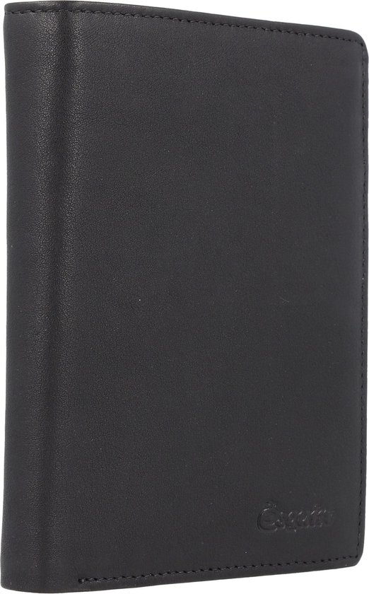 Esquire Leren Portemonnee Viktoria Wallet Black Zwart