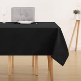 Tafelkleed Textiel Waterafstotend Rechthoekige Tafeldoek met Lotuseffect Afneembaar voor Eettafel Partij Zwart 130x280cm Tafelkleed