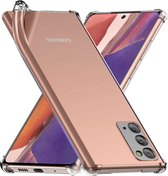ebestStar - Coque compatible avec Samsung Galaxy Note20 (4G, 5G), Etui Protection Silicone Transparent Antichoc, Coins Renforcés, Transparent