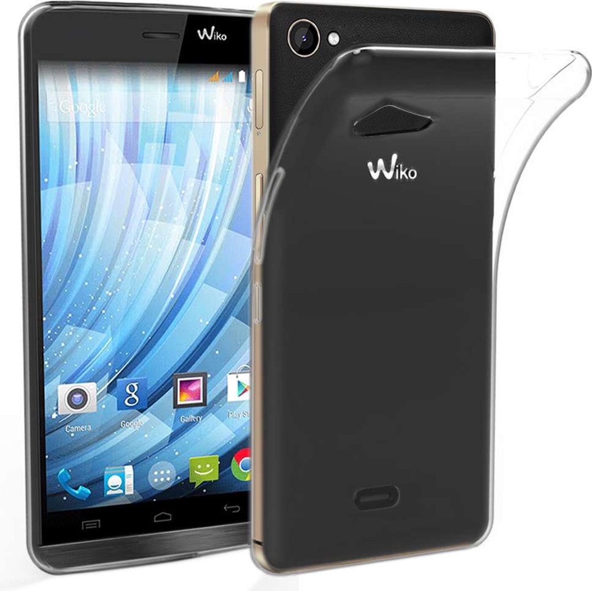 ebestStar - Hoes geschikt voor Wiko Getaway, Back Cover, Beschermhoes anti-luchtbellen hoesje, Transparant