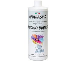 Amarasico Wasparfum Witte Muskus - 500 ml – Frisse was – Heerlijke geur – Textielverfrisser – Wasverzachter – Bloemengeur