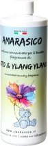 Amarasico Wasparfum Loto & Ylang Ylang bloesem - 500 ml – Frisse was – Heerlijke geur – Textielverfrisser – Wasverzachter – Bloemengeur