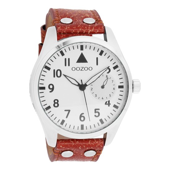 Montre OOZOO Timepieces Marron / Blanc (50 mm) - Marron