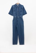 Sissy-Boy - Donkerblauwe denim jumpsuit