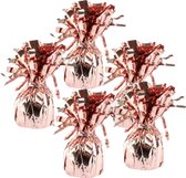Haza Ballon poids - 5x - or rose - 170 grammes - poids pour bouquets de ballons à l'hélium