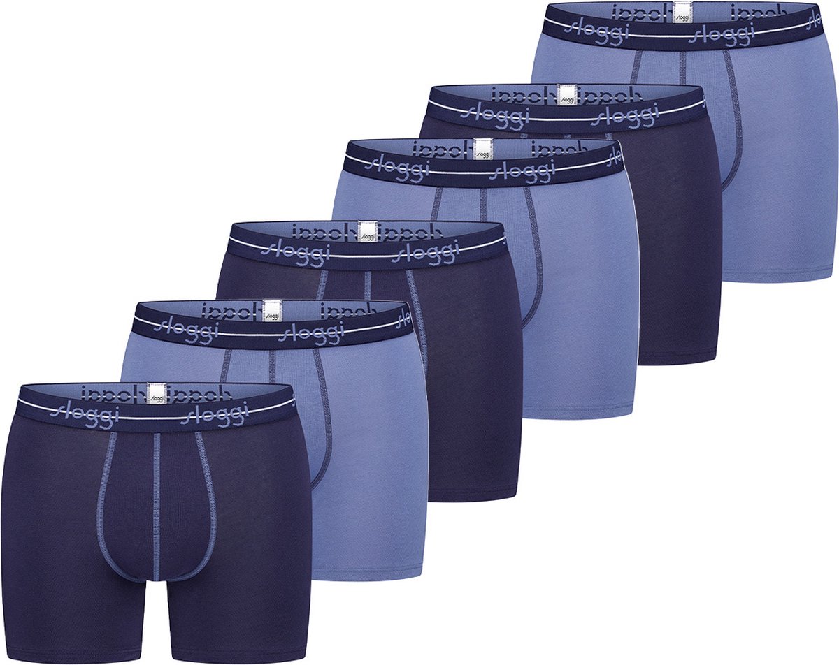 sloggi Heren lang short / pant 6 pack men Start