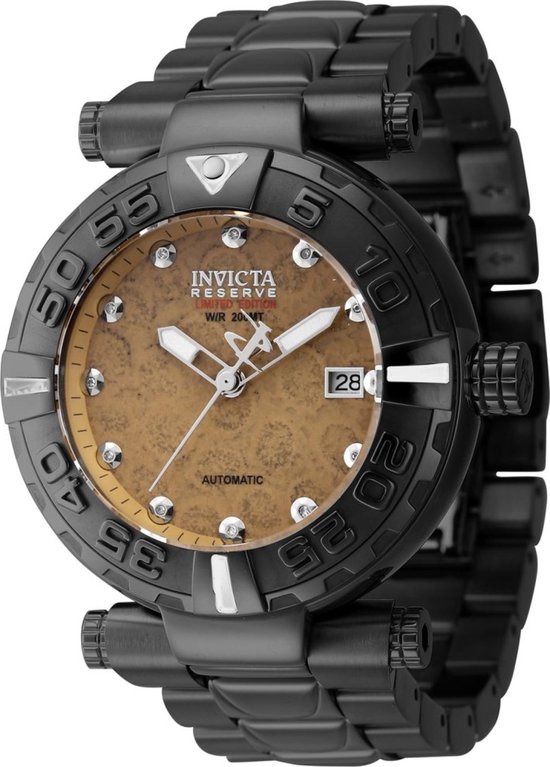 Invicta Subaqua 45858 Automatisch Herenhorloge - 47mm - Met 12 diamanten