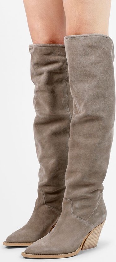 Hoge suede cowboylaarzen cheap