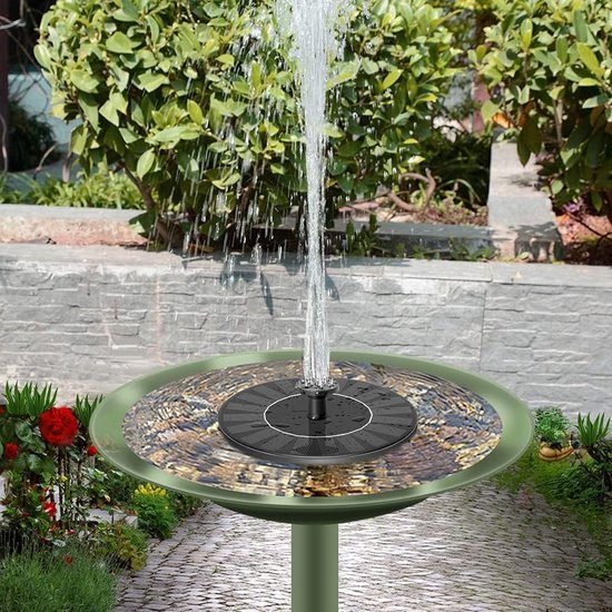 Outdoor Solar Fontein Pomp, Zonne-energie Vogel Bad Water