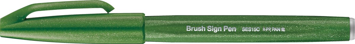 Pentel Brush Sign SES15C Olijfgroen
