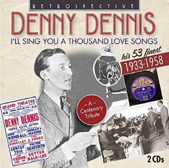 Foto: Denny dennis i ll sing you a thousand love son 2 cd 