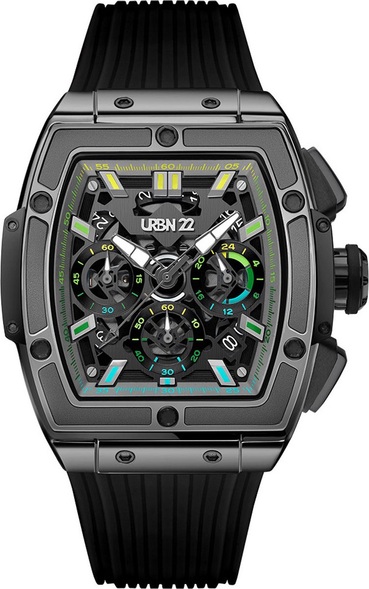 URBN22 Evolve Obsidian Earth streetlife chronograaf horloge