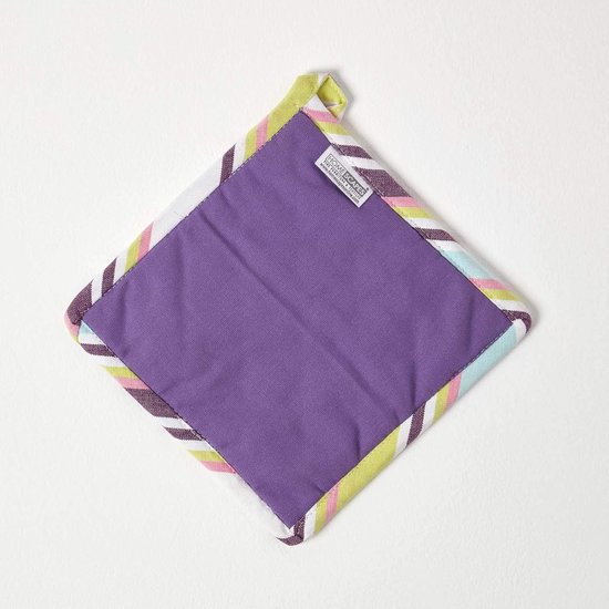 Homescapes dessous de pot manique uni violet