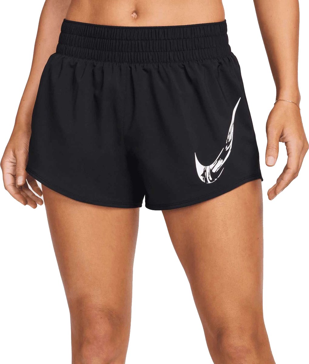 Nike One Swoosh Dri-Fit Sportshort Dames XL/ . Zwart