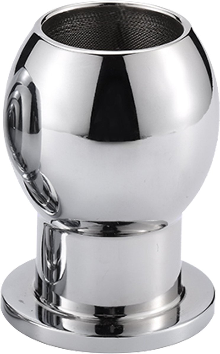 Goedkoopste Fixxx - Holle Anaal Plug - Aluminium - Zilver - Twee Maten L