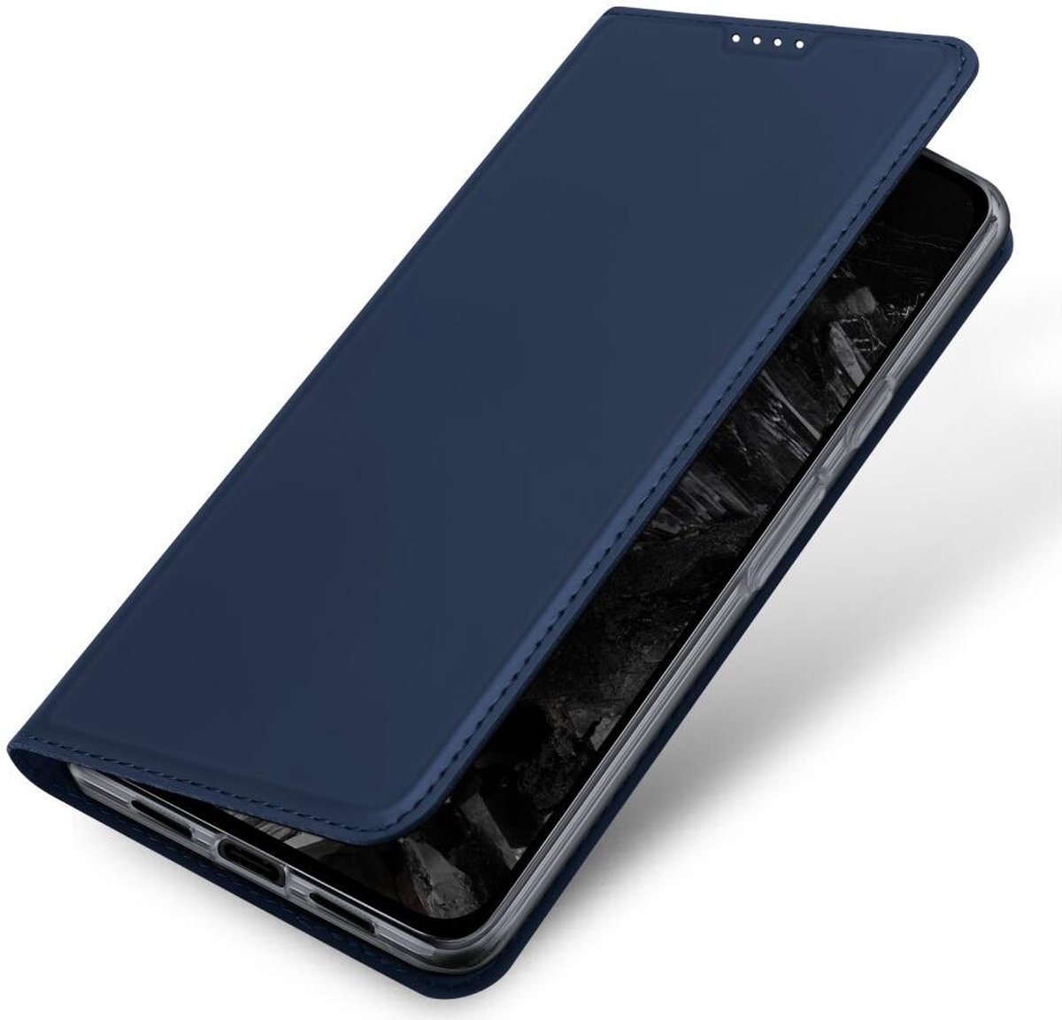 Dux Ducis - Telefoon Hoesje geschikt voor de Google Pixel 8a - Skin Pro Book Case - Blauw