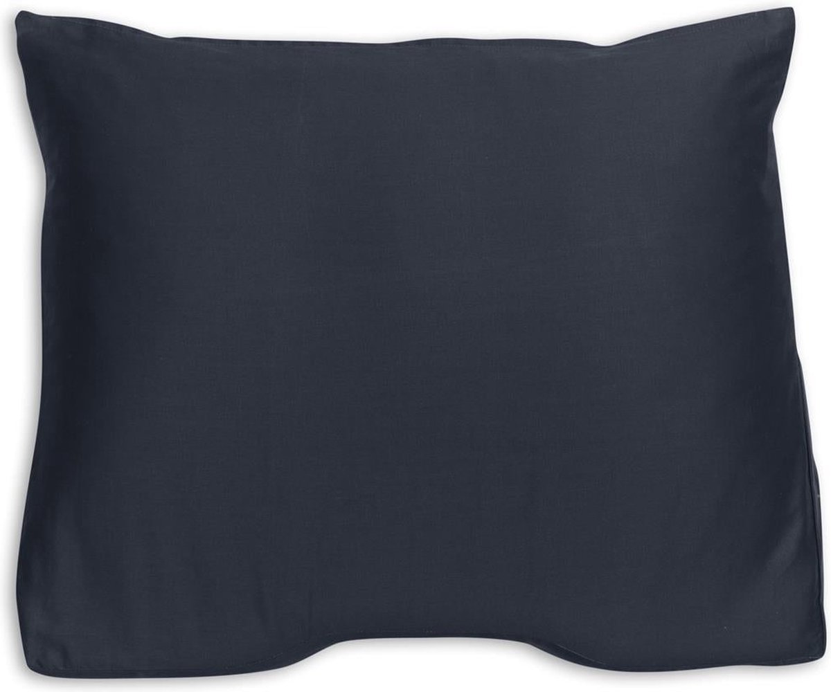 Silvana Support Satin Shoulder Contour kussensloop voor extra stevig kussen - Blauw - 60x60/70