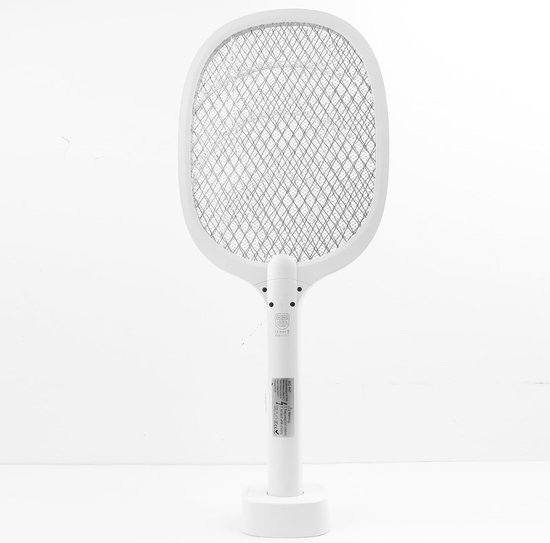 DANGZW Elektrische Vliegenmepper (2 Stuks), 2 in 1 4000V USB Oplaadbare Vliegenmepper Elektrisch met Oplaadbasis, Elektrisch Vliegenvanger Insectendoder voor Muggen, Vliegen, Bijen, Motten DANGZW Elektrische Vliegenmepper (2 Stuks), 2 in 1 4000V USB Oplaadbare Vliegenmepper Elektrisch met Oplaadbasis, Elektrisch Vliegenvanger Insectendoder voor Muggen, Vliegen, Bijen, Motten