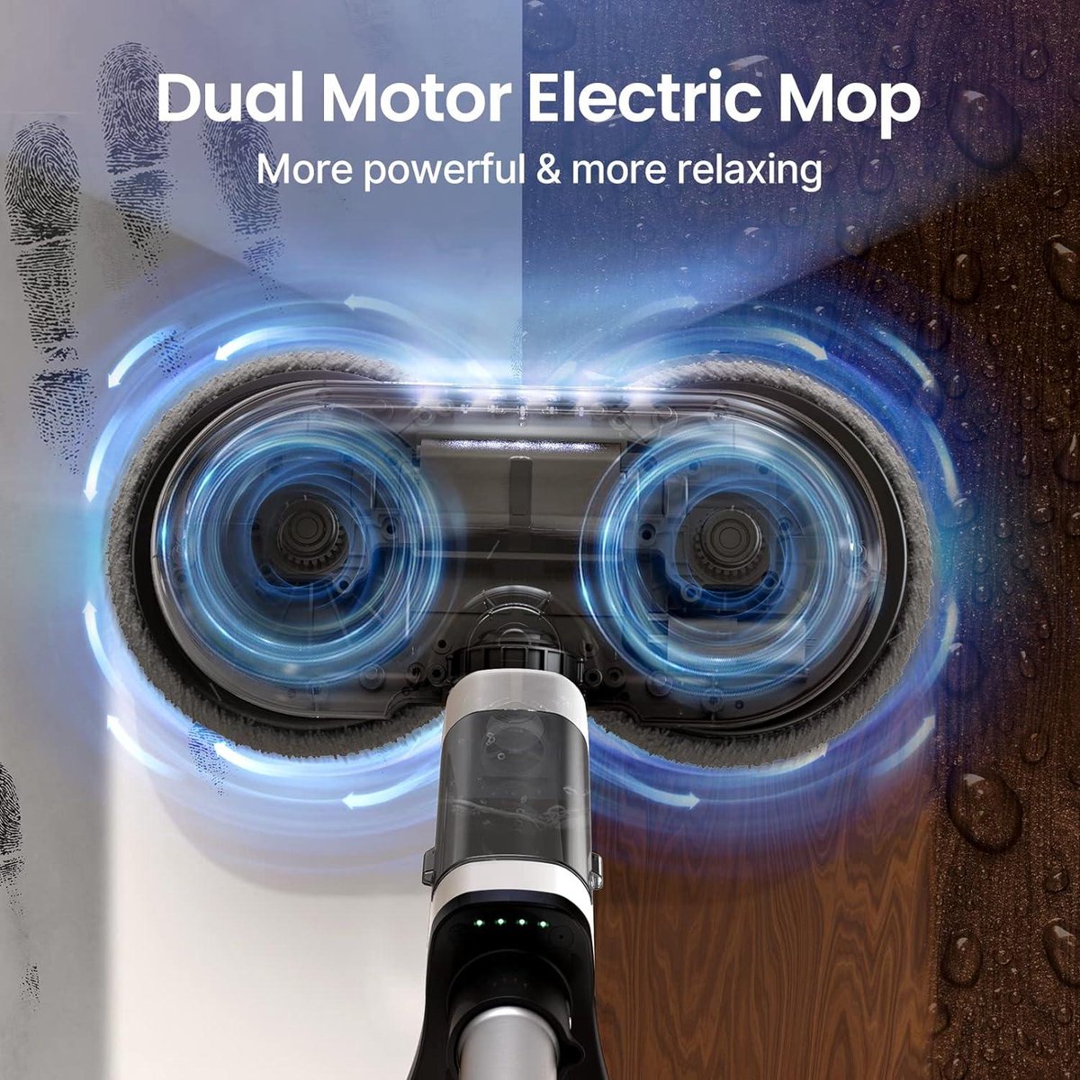 Kärcher elektrische dweil EWM 2 - elektrische en draadloze vloerreiniger voor 60 m² - voor effectiever dweilen