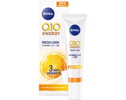 NIVEA Q10 Energy Anti-Rimpel Oogcontourcrème - Oogcrème met Vitamine C en E - Crème tegen Donkere Kringen en Wallen - Eye Cream - 15 ml
