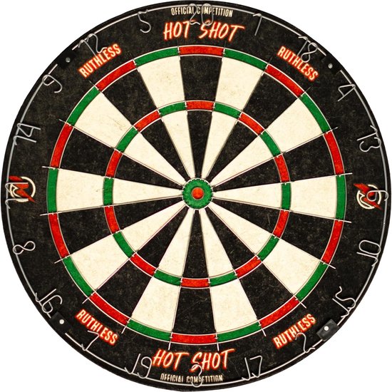 Endurance Sisal dartbord - met ronde draad en stalen tip dartpijlen (DB073) Dartbord van Abbey Darts — afbeelding 4