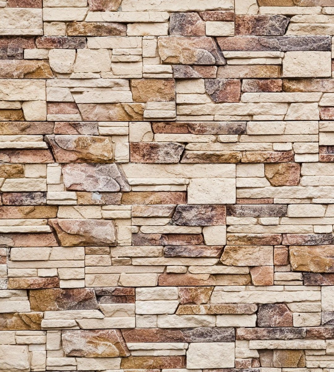 Fotobehang - Stone Wall 225x250cm - Vliesbehang