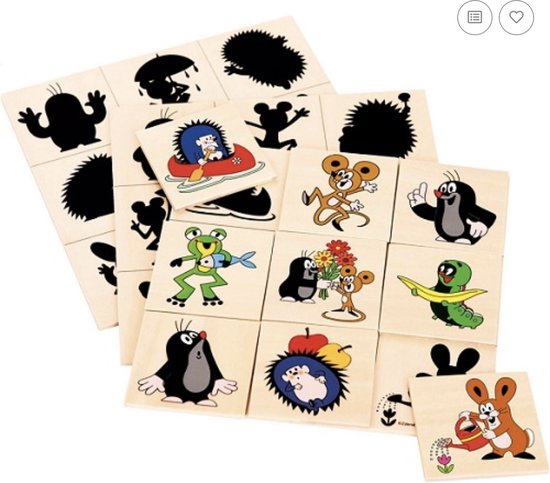 Memory welke schaduw is het? 40 delige puzzelspel geheugenspel geheugen spel memorie kom er maar eens achter van Megableu — afbeelding 3