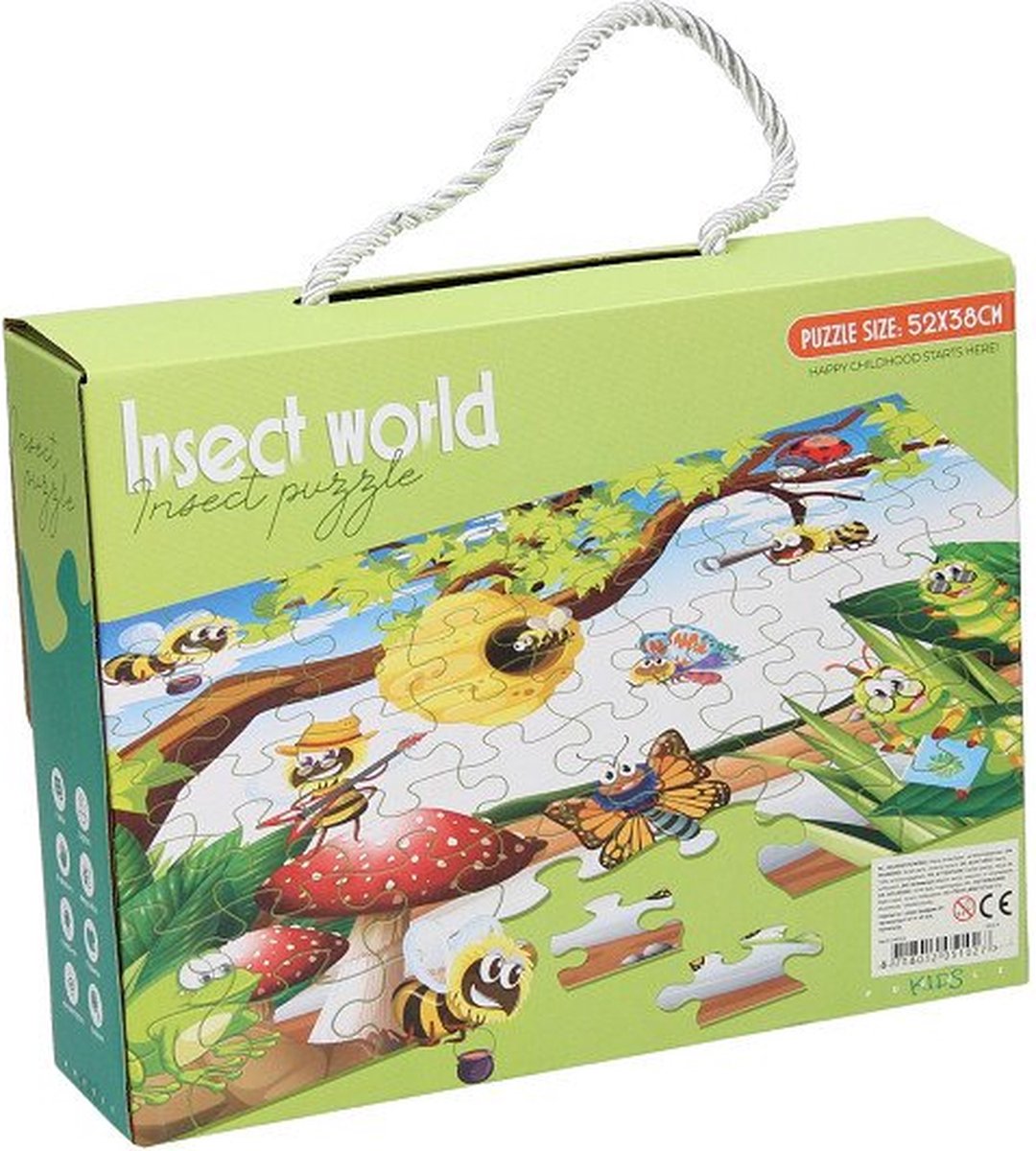 Legpuzzel Insecten Wereld 63st