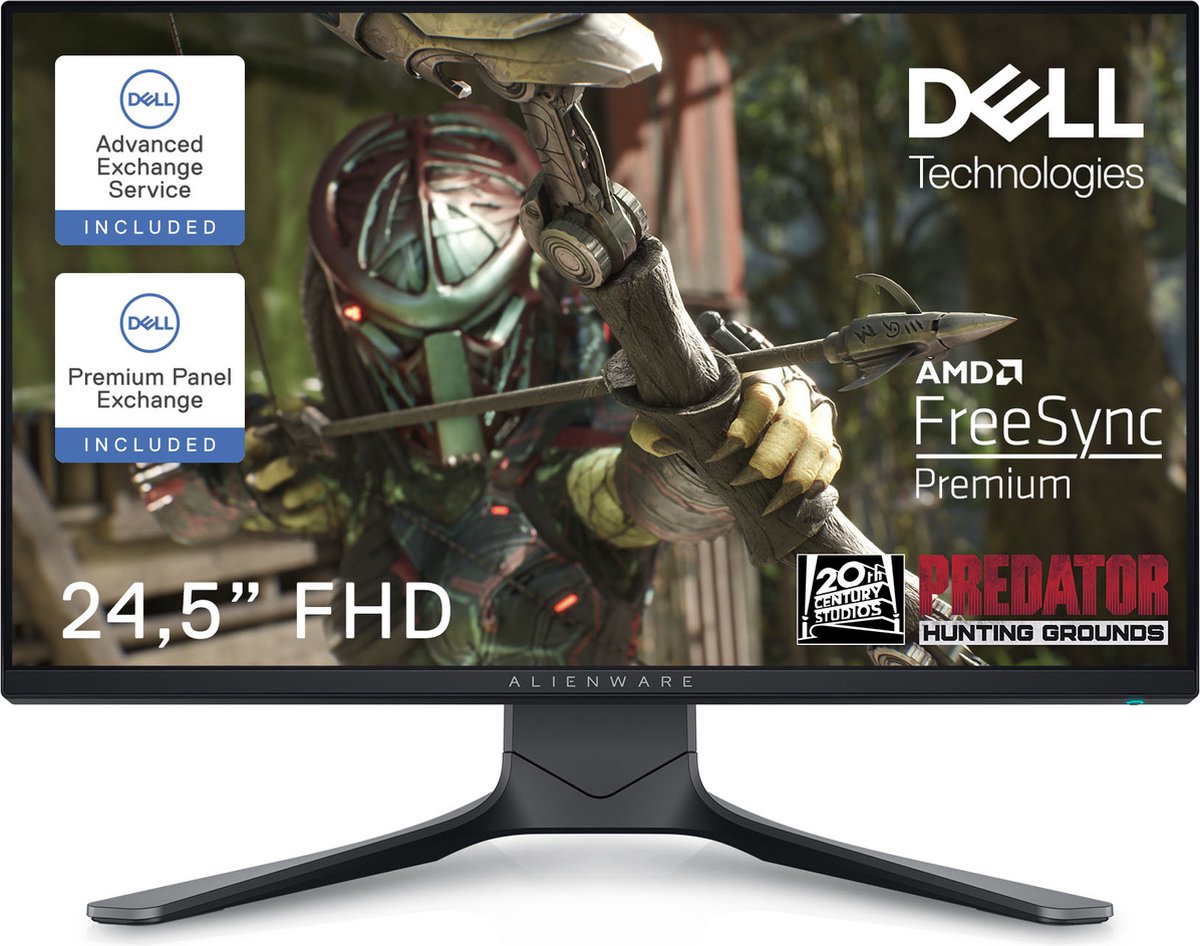 Alienware AW2521HFA - Full HD IPS Gaming Monitor - 25 inch - 240hz
