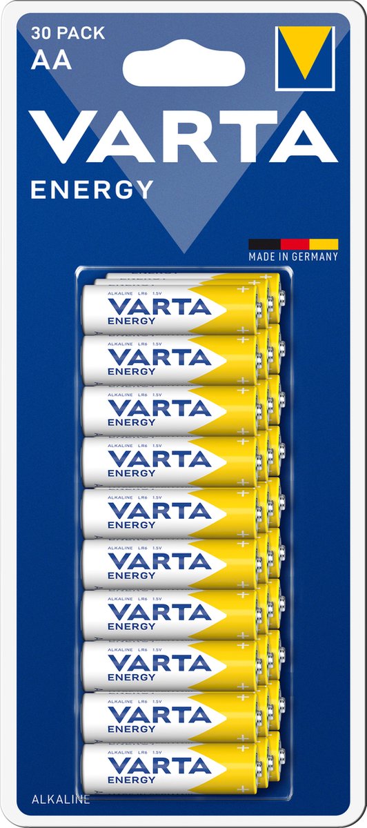 Varta AA (LR6) Energy batterijen - 30 stuks in blister