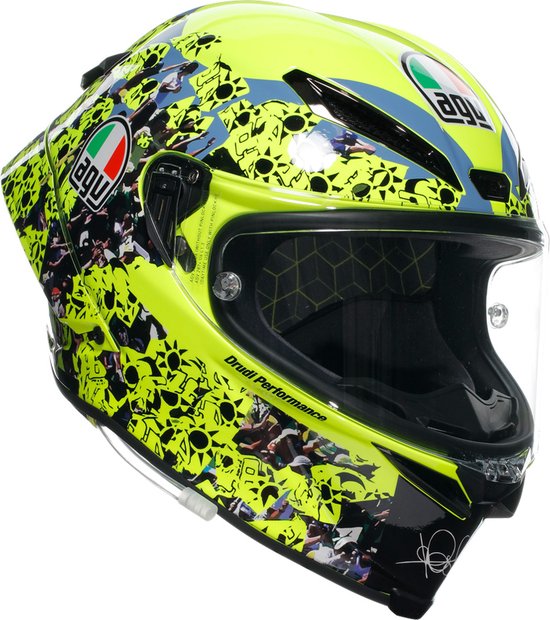 AGV Pista GP RR Limited Edition Rossi Misano 2 2021 Fans Yellow