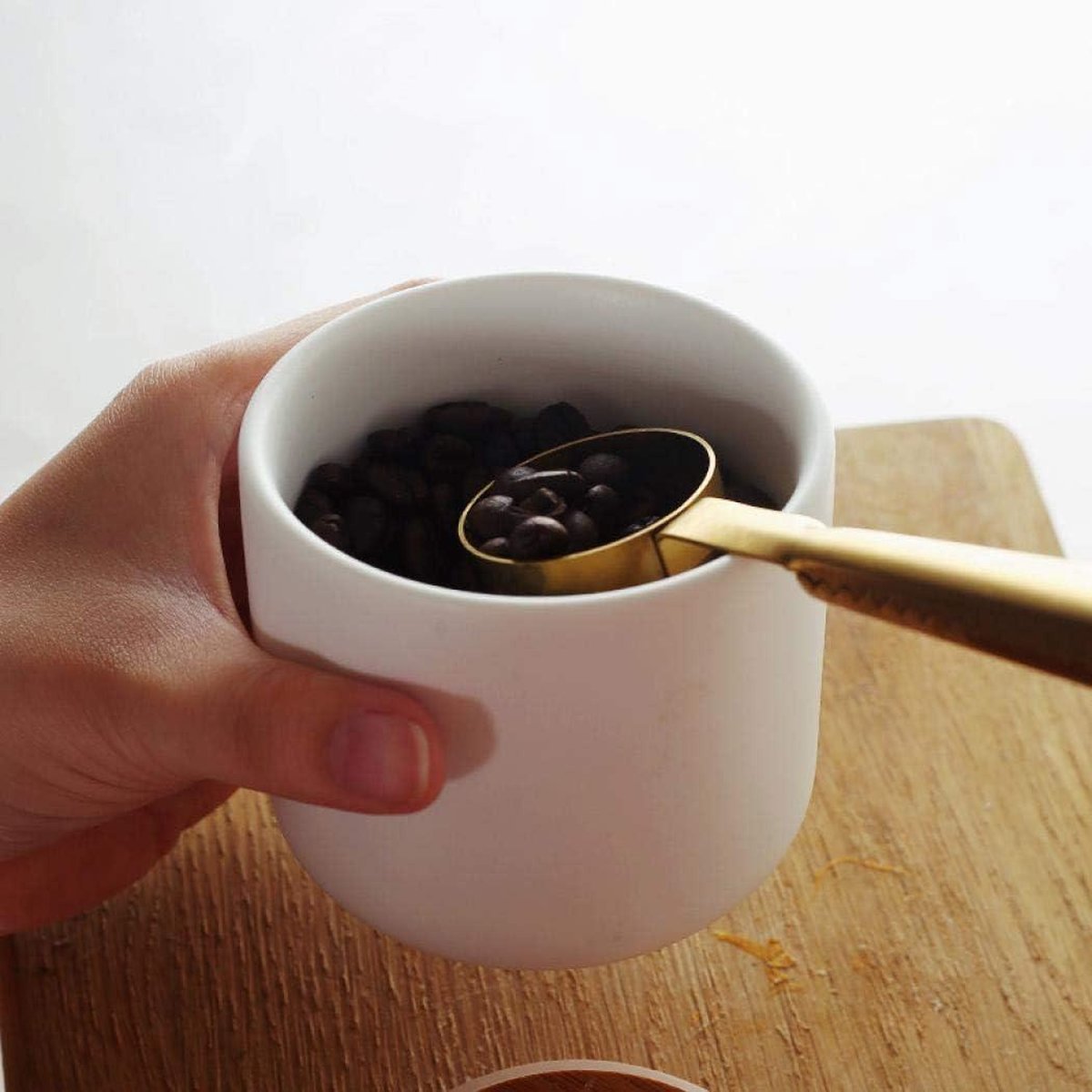 Keramische Voedselopslagpot Luchtdicht Met Verzegeld Bamboe Deksel Voor Thee Suiker Koffieboon Noten Kruiden Zwart 879 Oz260 Ml