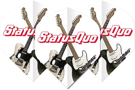 WINMAU - Rock Legends: Status Quo v2 Dartvluchten - 1 set per pakket (3 vluchten in totaal) van Winmau — afbeelding 3